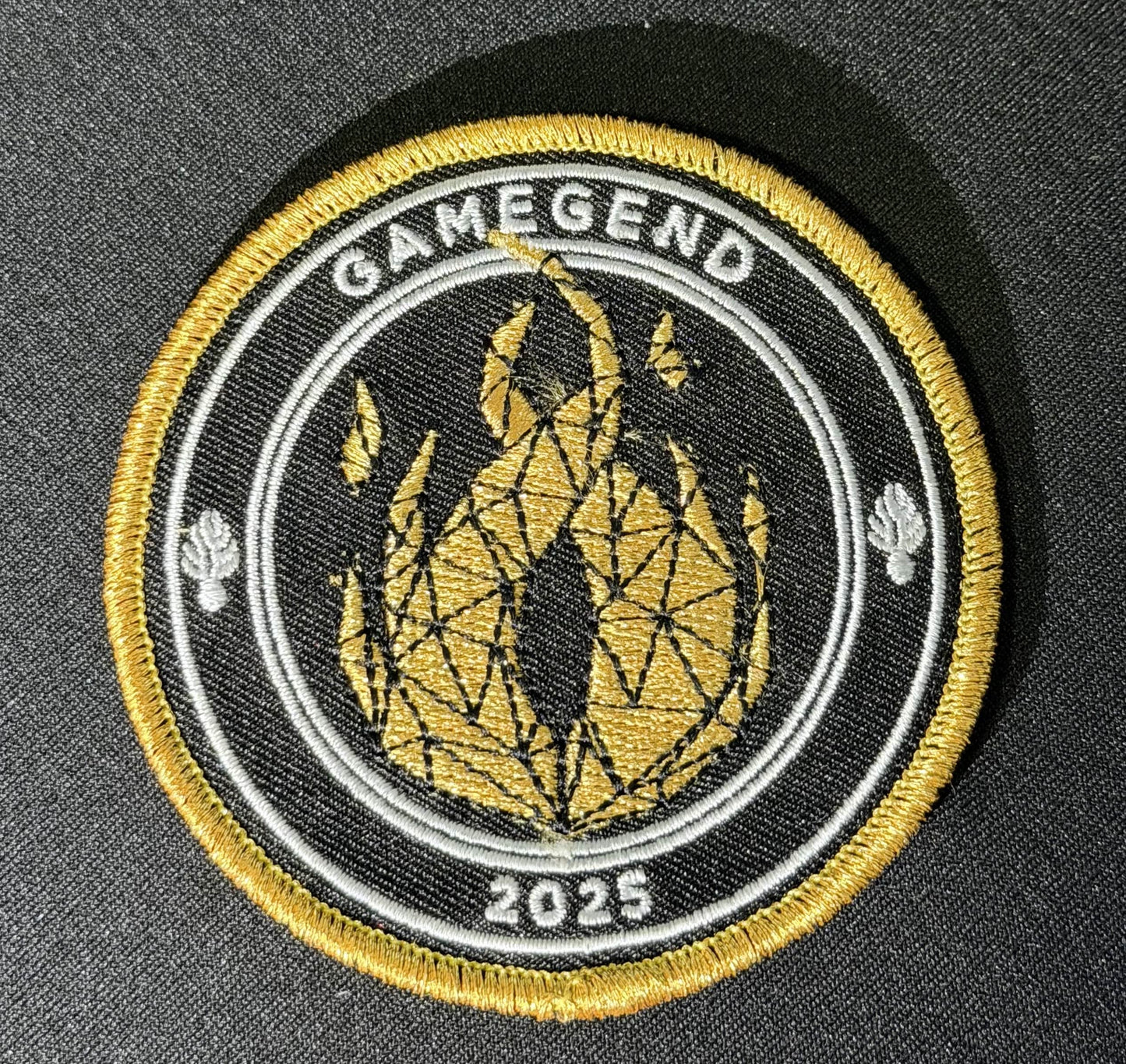 Rondache GameGend Brodée Gold